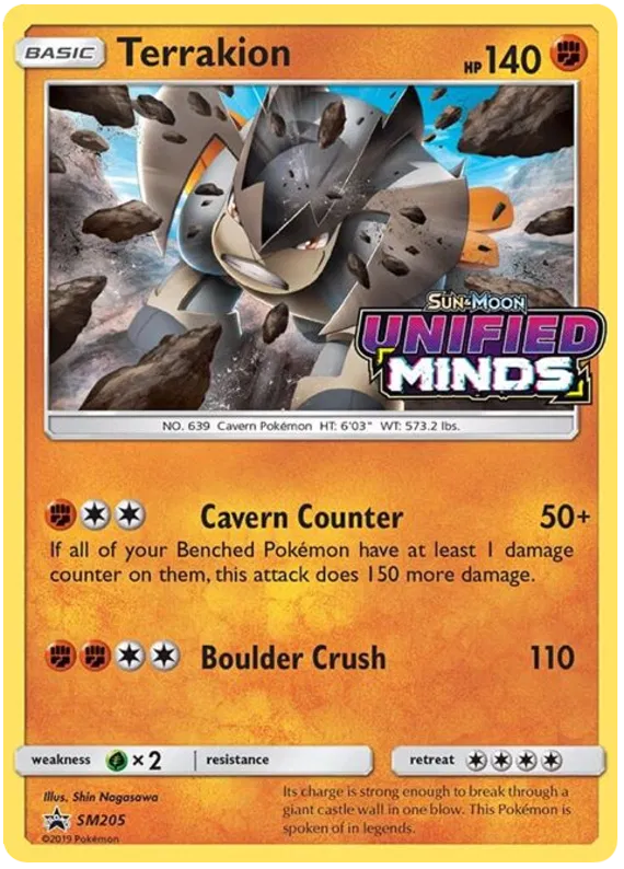 Terrakion - Sun & Moon Promos #205