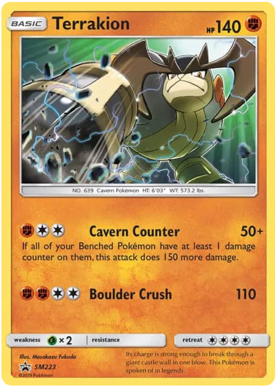 Terrakion - Sun & Moon Promos #223