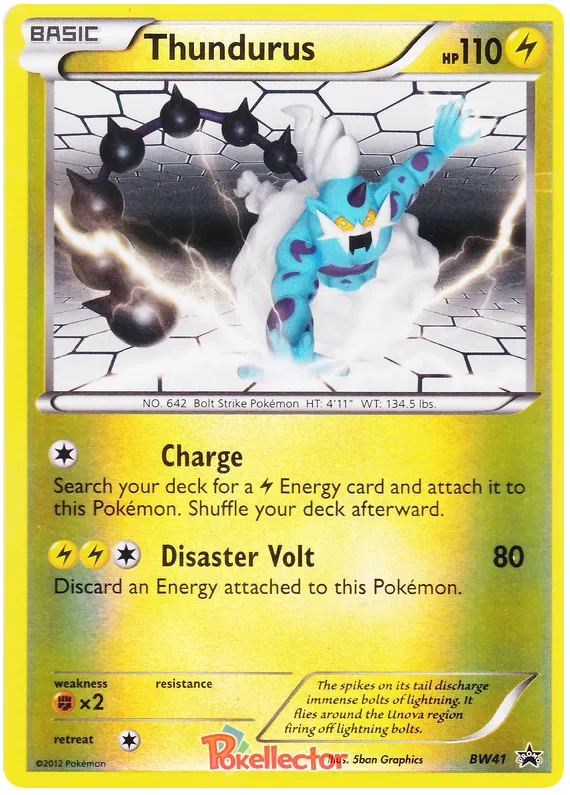 Thundurus - Black & White Promos #41