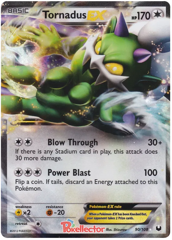 Tornadus EX - Dark Explorers #90