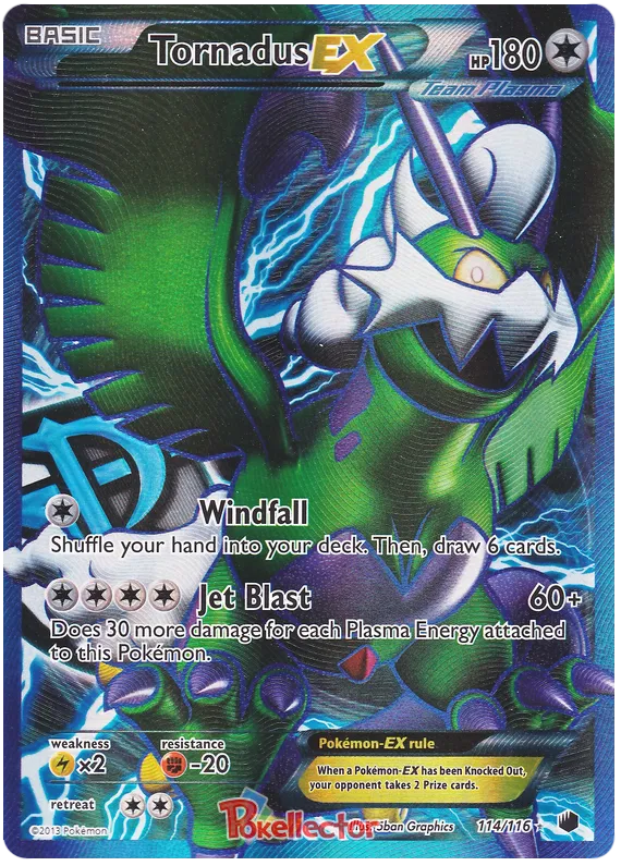 Tornadus EX - Plasma Freeze #114