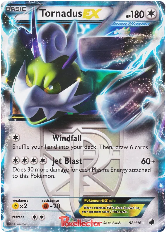 Tornadus EX - Plasma Freeze #98