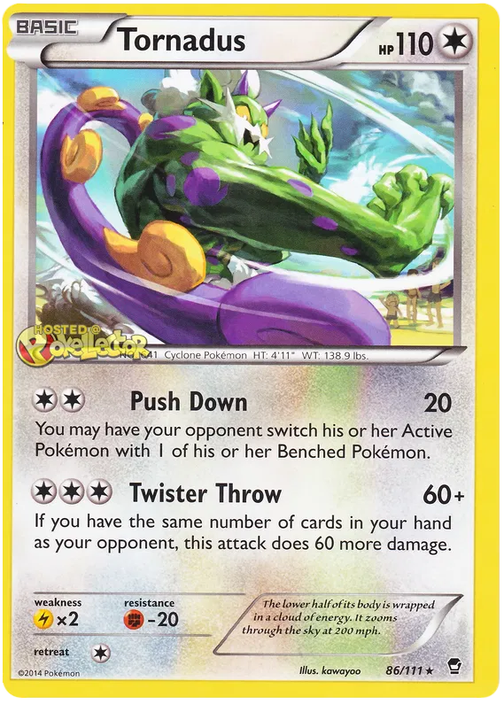 Tornadus - Furious Fists #86