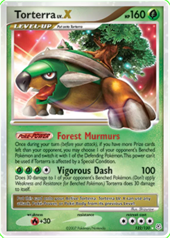 Torterra LV. X - Diamond & Pearl #122