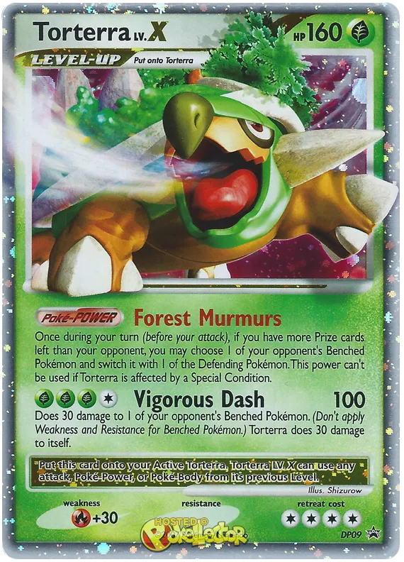 Torterra LV.X - DP Black Star Promos #9