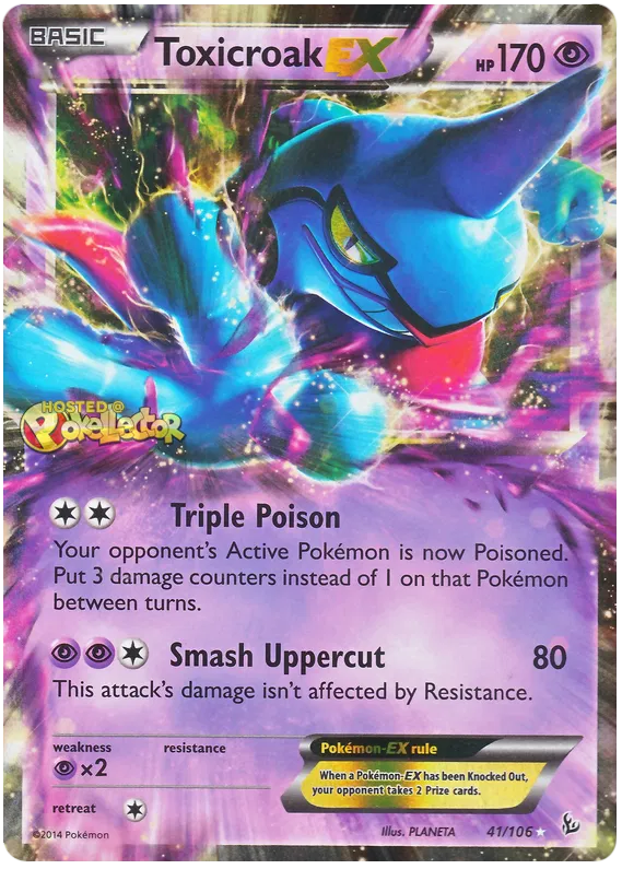 Toxicroak EX - XY Flashfire #41