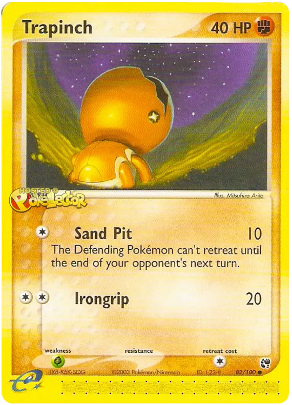 Trapinch - EX Sandstorm #82