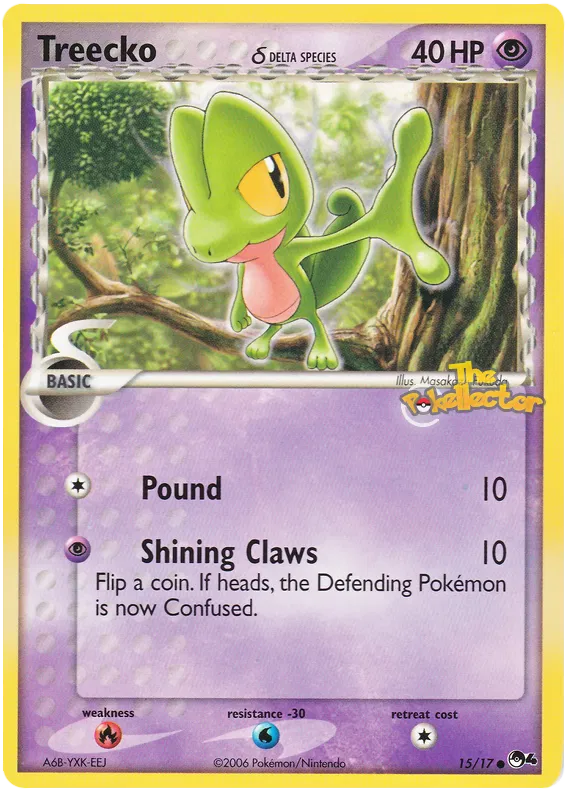 Treecko  (delta species) - POP Series 4 #15