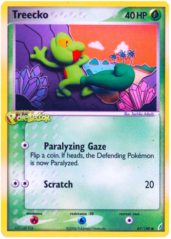 Treecko - EX Crystal Guardians #67