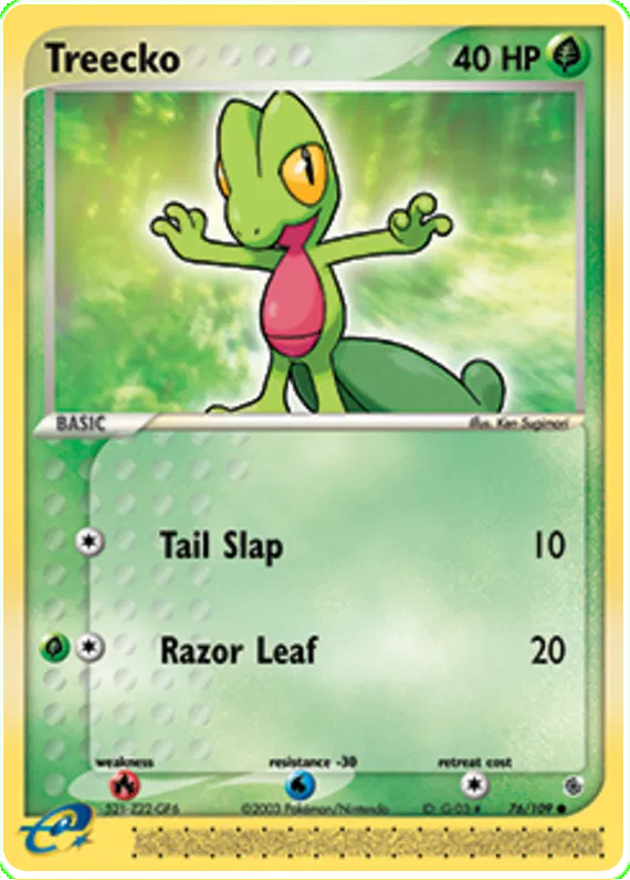 Treecko - EX Ruby & Sapphire #76