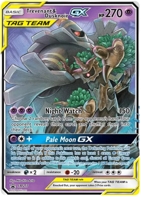 Trevenant & Dusknoir GX - Sun & Moon Promos #217