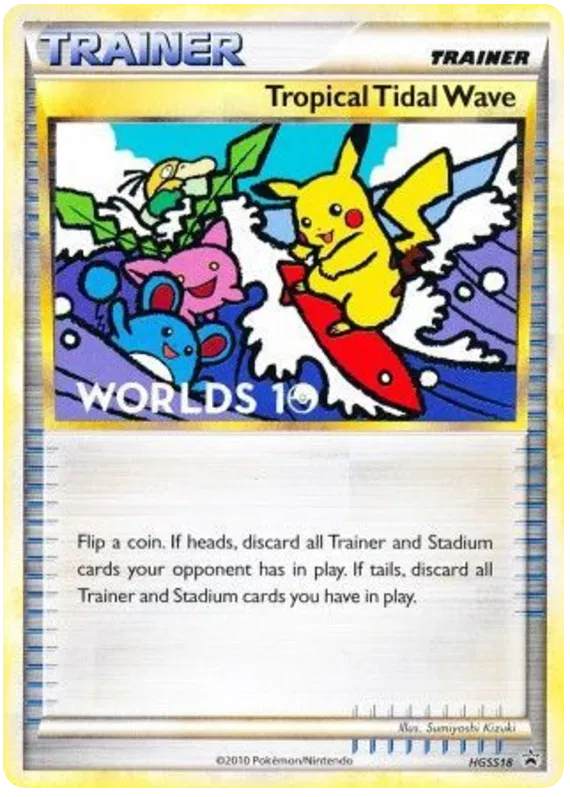 Tropical Tidal Wave - HeartGold SoulSilver Promos #18