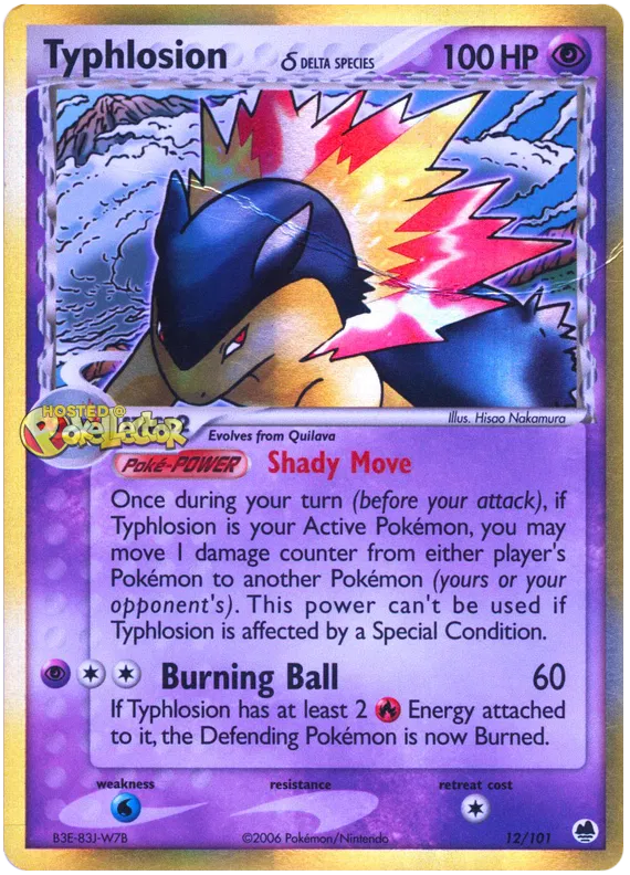 Typhlosion  (delta species) - EX Dragon Frontiers #12