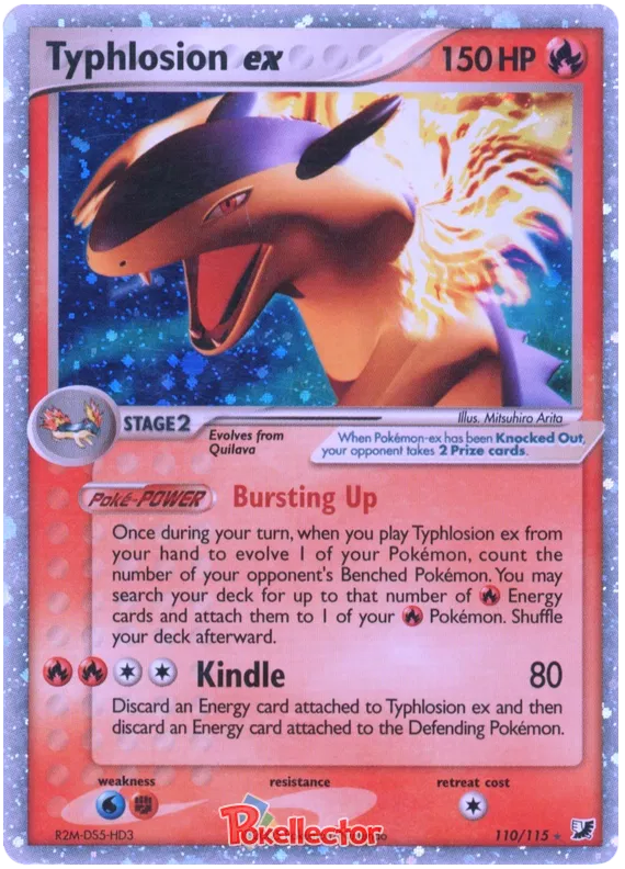 Typhlosion ex - EX Unseen Forces #110