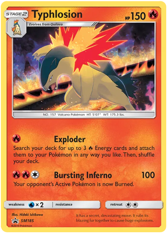 Typhlosion - Sun & Moon Promos #185