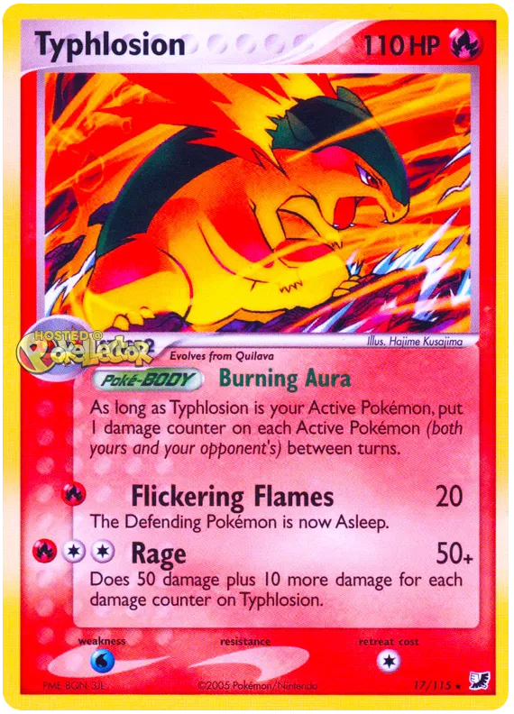 Typhlosion - EX Unseen Forces #17