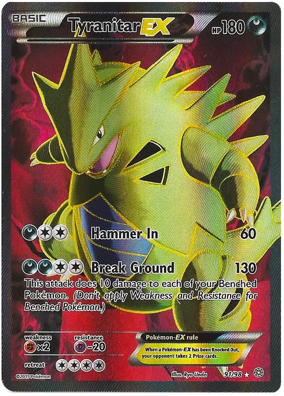 Tyranitar EX - Ancient Origins #91