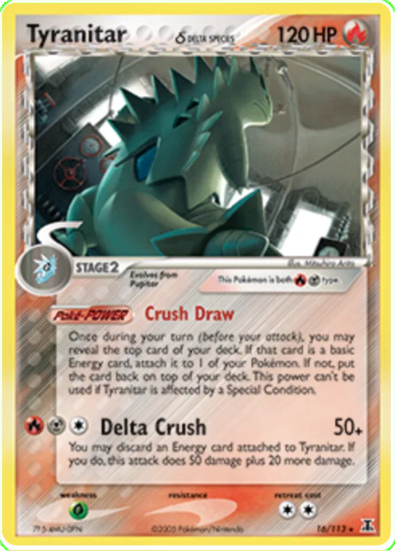 Tyranitar  (delta species) - EX Delta Species #16