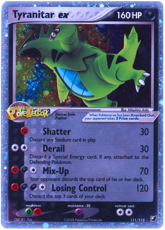 Tyranitar ex - EX Unseen Forces #111