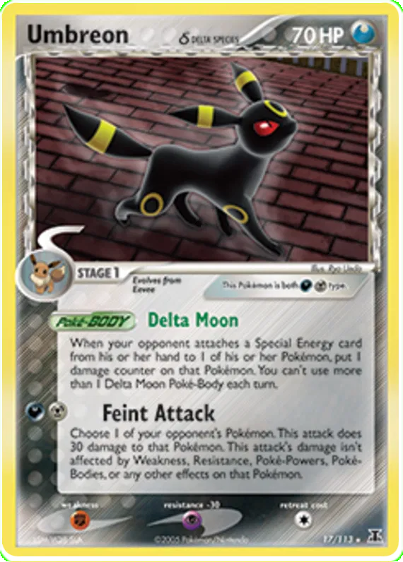 Umbreon  (delta species) - EX Delta Species #17