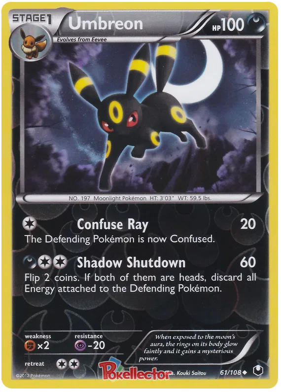 Umbreon - Dark Explorers #61