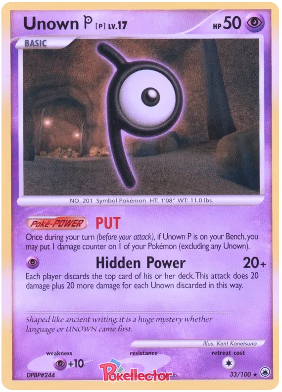 Unown P - Majestic Dawn #33