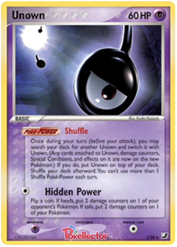 Unown - EX Unseen Forces Unown Collection #0