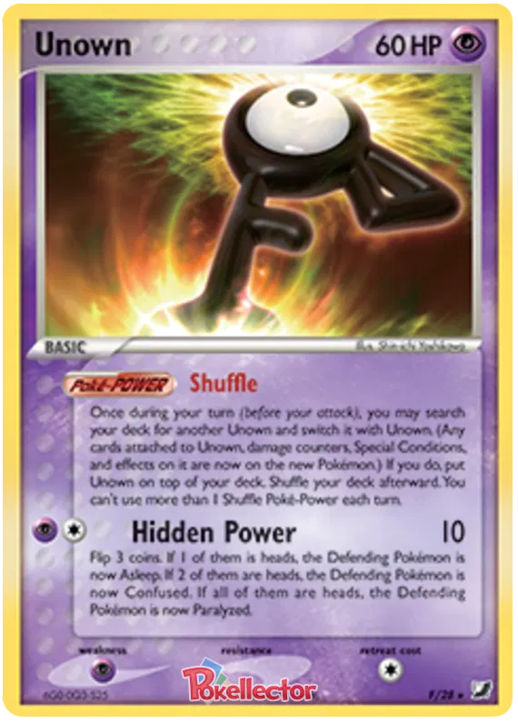 Unown - EX Unseen Forces Unown Collection #0