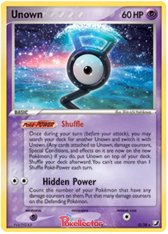 Unown - EX Unseen Forces Unown Collection #0