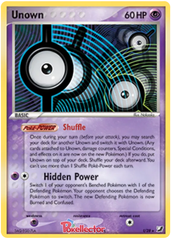 Unown - EX Unseen Forces Unown Collection #0