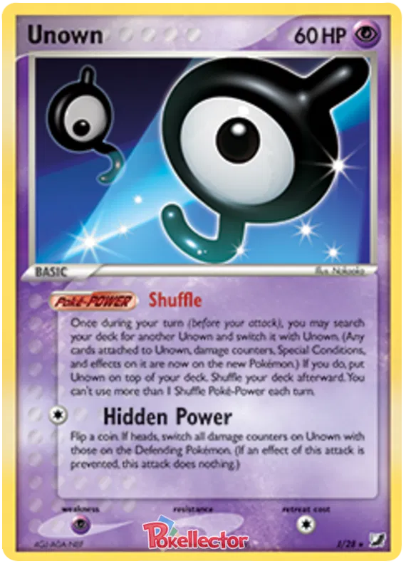 Unown - EX Unseen Forces Unown Collection #0