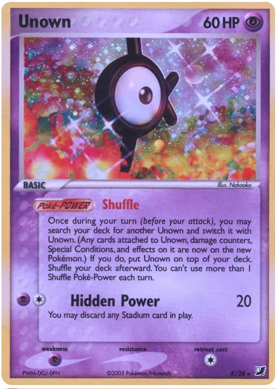 Unown - EX Unseen Forces Unown Collection #0