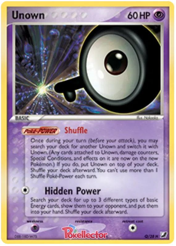 Unown - EX Unseen Forces Unown Collection #0