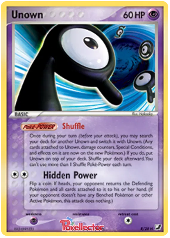 Unown - EX Unseen Forces Unown Collection #0