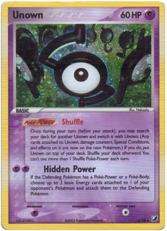 Unown - EX Unseen Forces Unown Collection #0