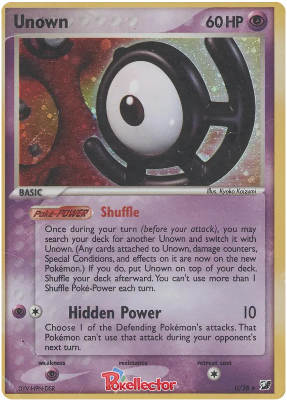 Unown - EX Unseen Forces Unown Collection #0