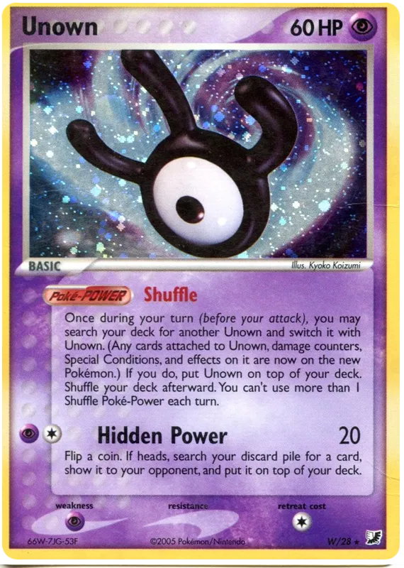 Unown - EX Unseen Forces Unown Collection #0