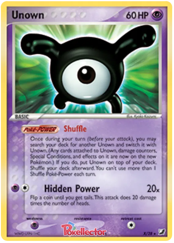 Unown - EX Unseen Forces Unown Collection #0