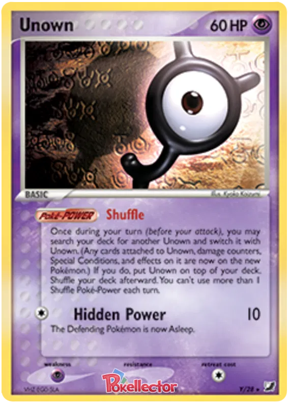 Unown - EX Unseen Forces Unown Collection #0