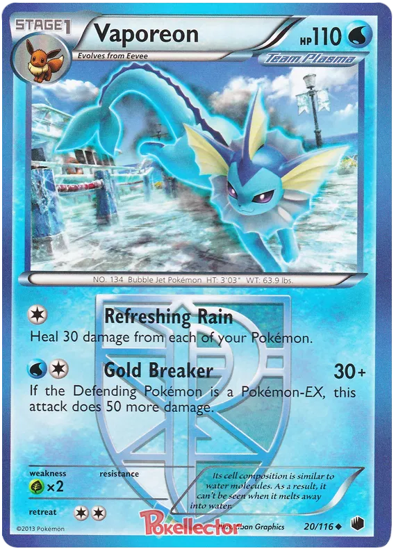 Vaporeon - Plasma Freeze #20