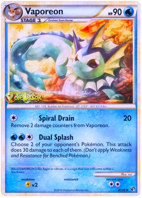 Vaporeon - HS Undaunted #41