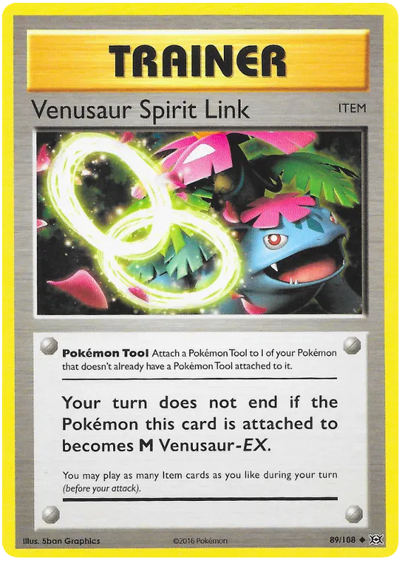 Venusaur Spirit Link - Evolutions #89