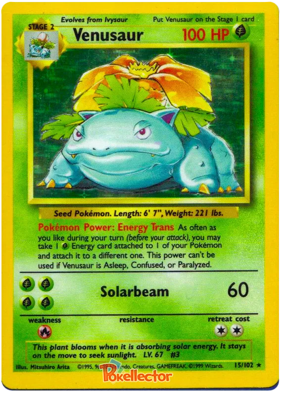 Venusaur - Base Set #15