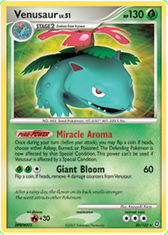 Venusaur - Secret Wonders #20