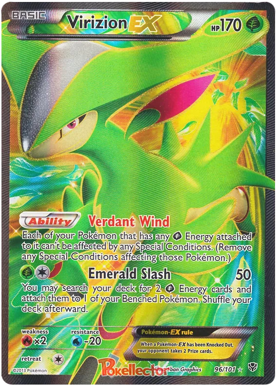 Virizion EX - Plasma Blast #96