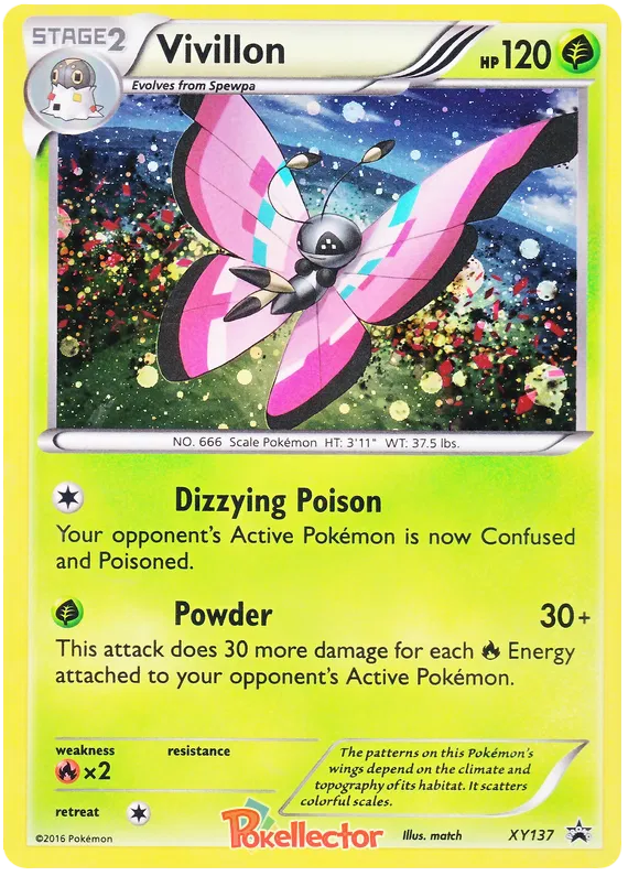 Vivillon - XY Promos #137