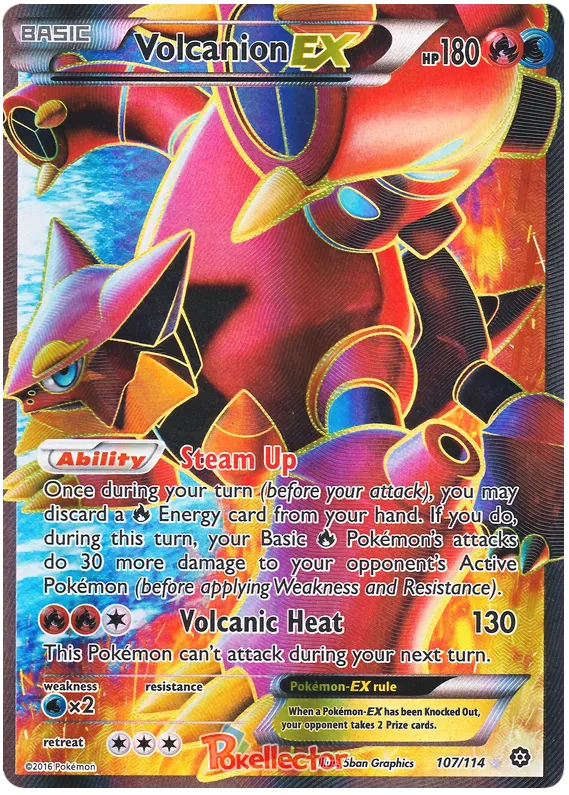 Volcanion EX - Steam Siege #107