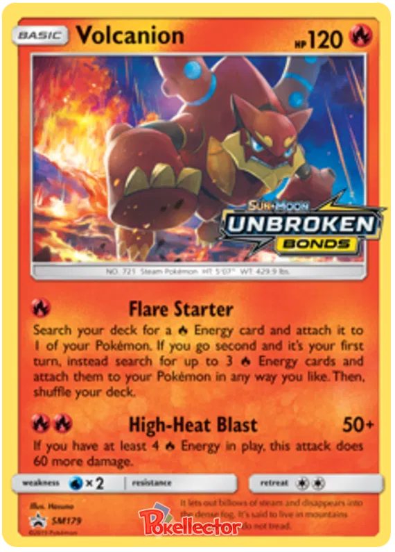 Volcanion - Sun & Moon Promos #179