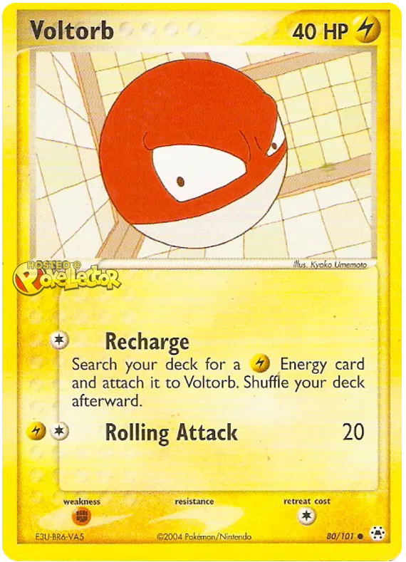 Voltorb - EX Hidden Legends #80