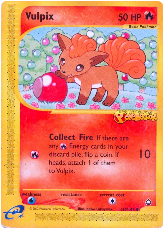 Vulpix - Aquapolis #116